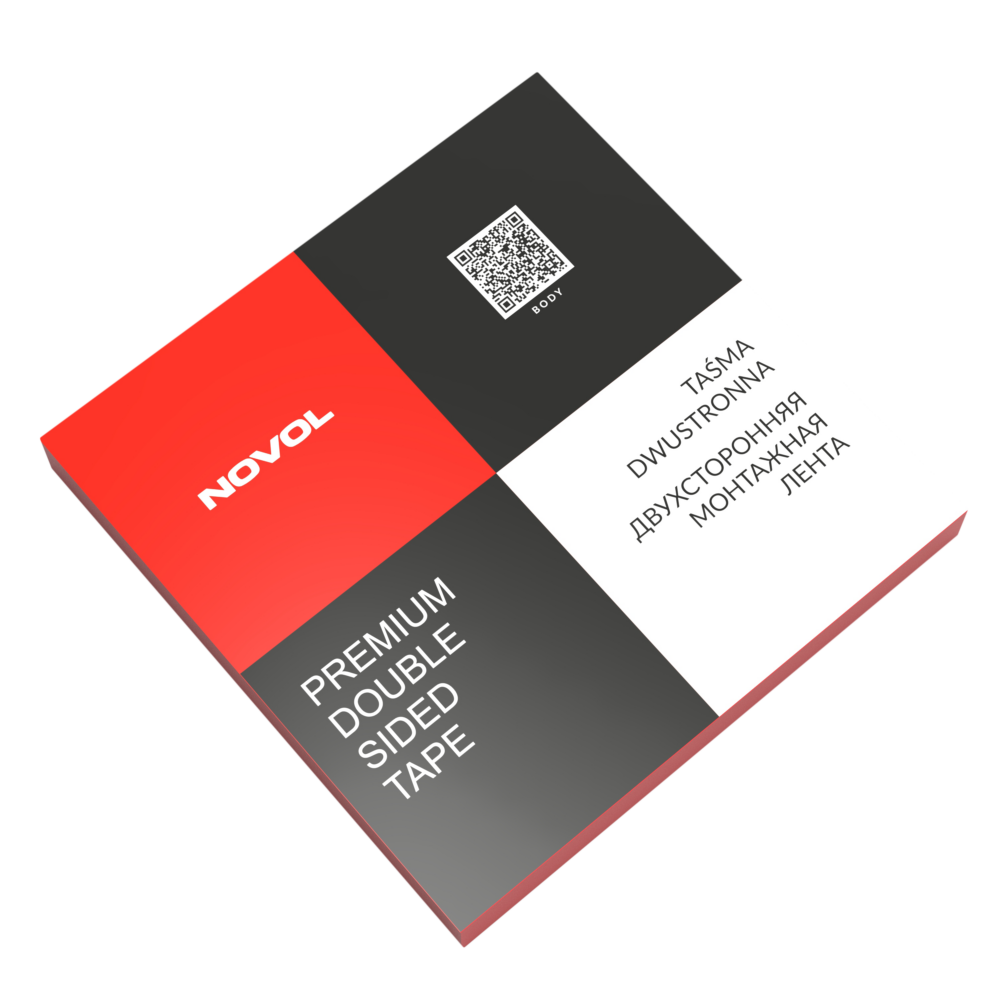 PREMIUM DOUBLE-SIDED TAPE - NOVOL NON PAINT